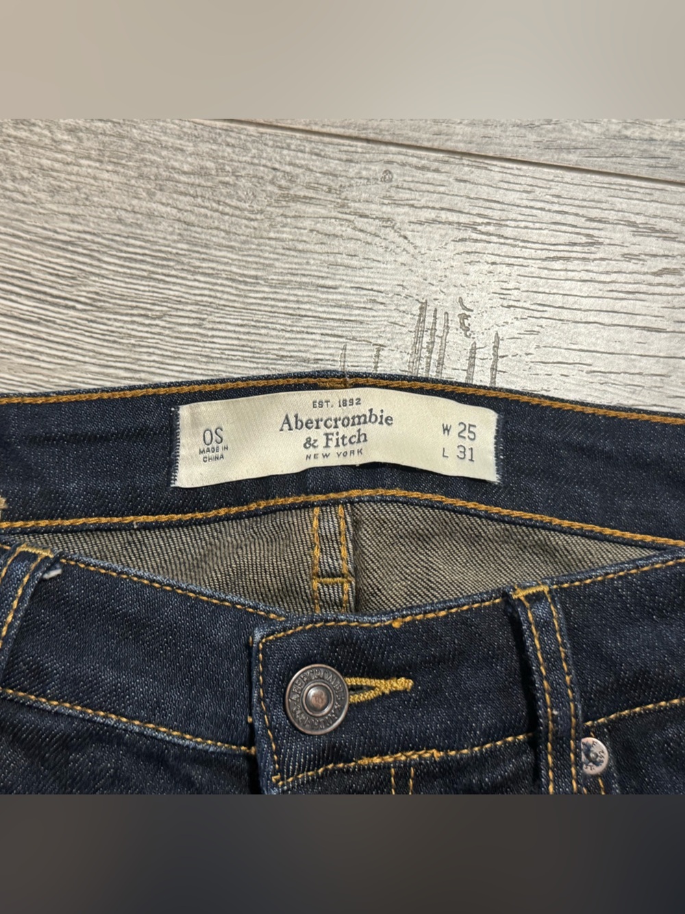 Abercrombie & Fitch Dark Wash Bootcut Jeans - Picture 4 of 4